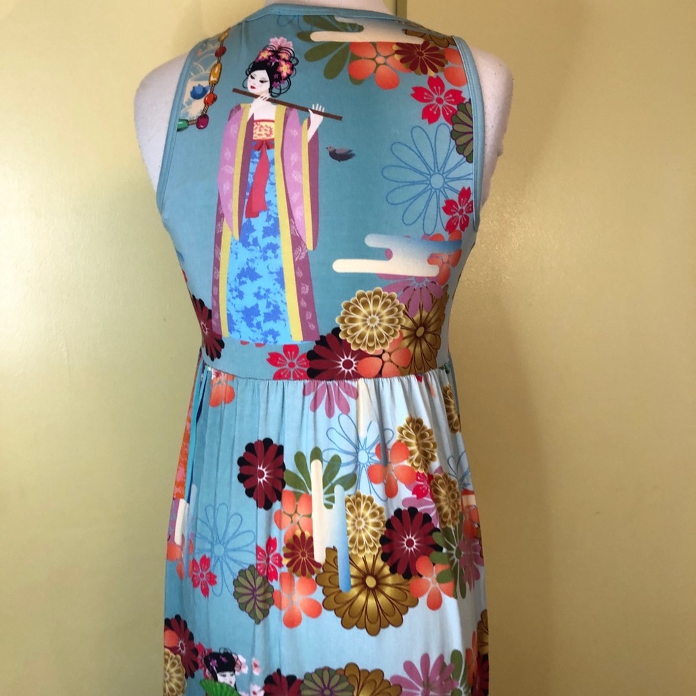 Johnny Was Floral Patchwork Midi Dress - Picture 9 of 13